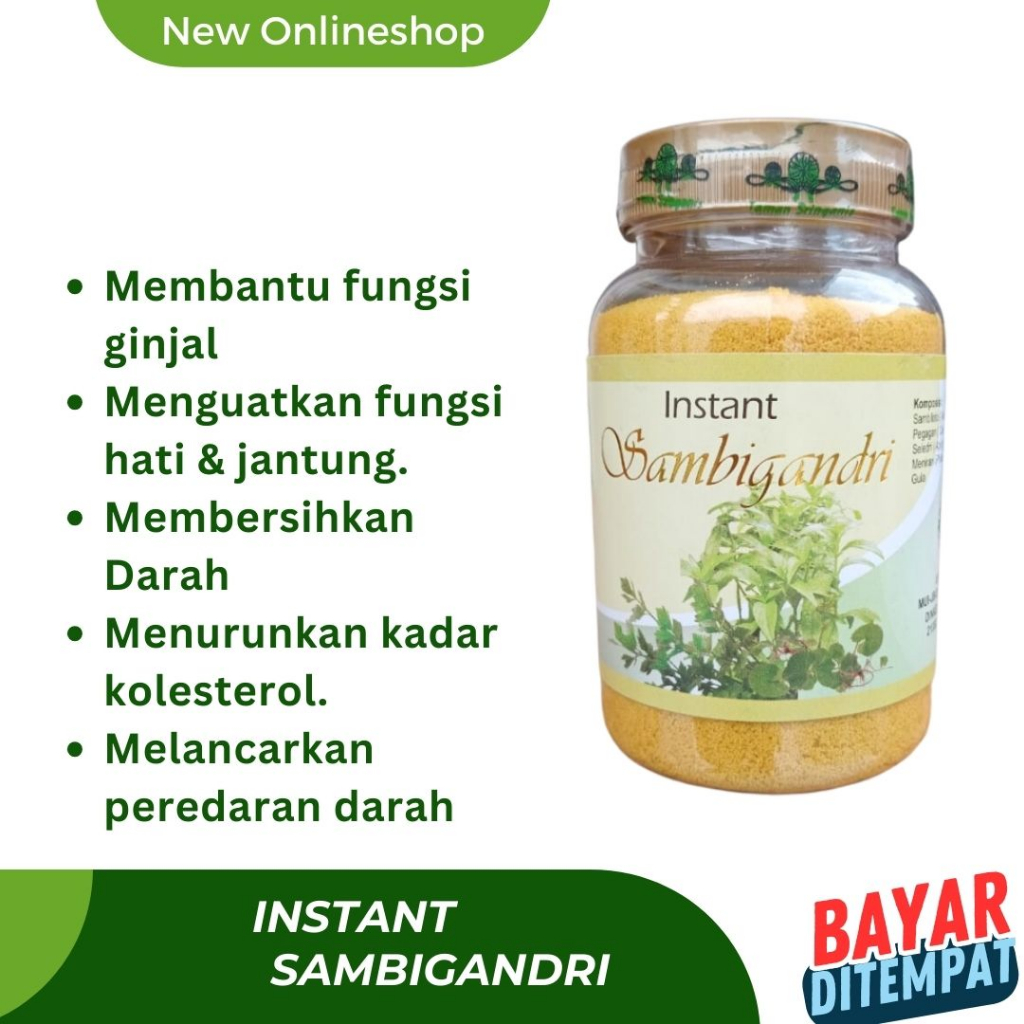 

Instan Sambigandri - Obat Herbal Penurun Kolesterol Ampuh