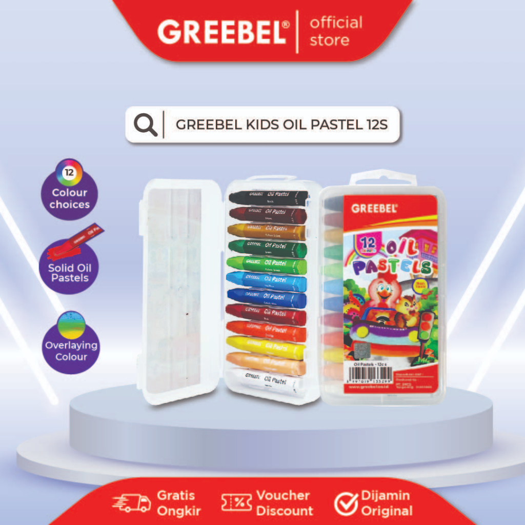 

Krayon Oil Pastel Greebel Crayon Anak Mewarnai 12 24 36 55 warna Menggambar