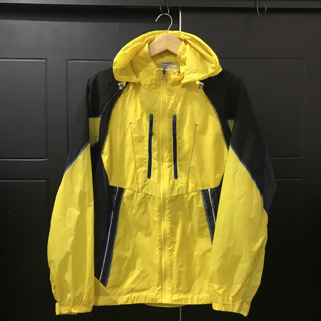 jaket parasut MZ Marzo running XL kuning