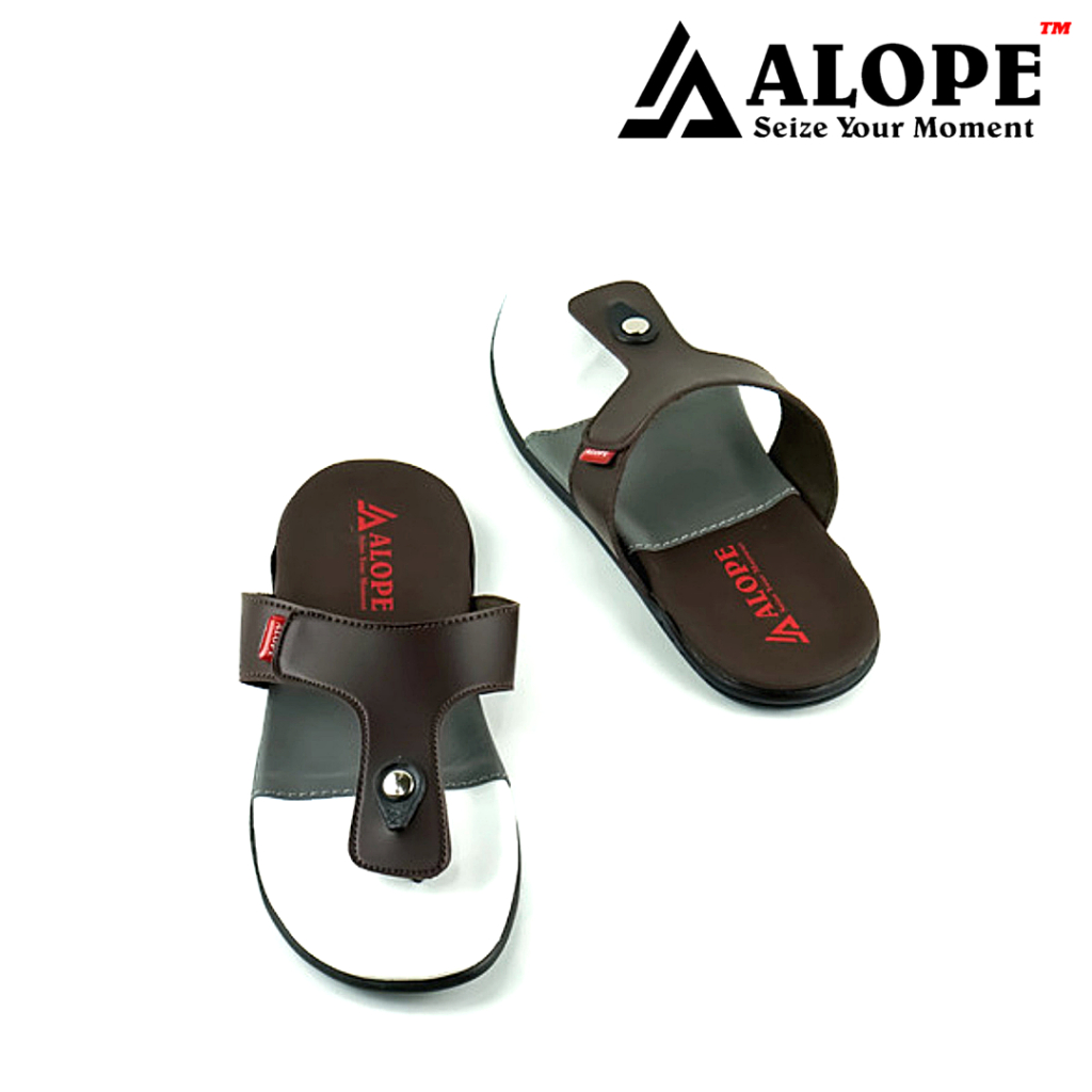 ALOPE - Sandal Alope sandal H 20 PRIA KULIT SENDAL PRIA DEWASA