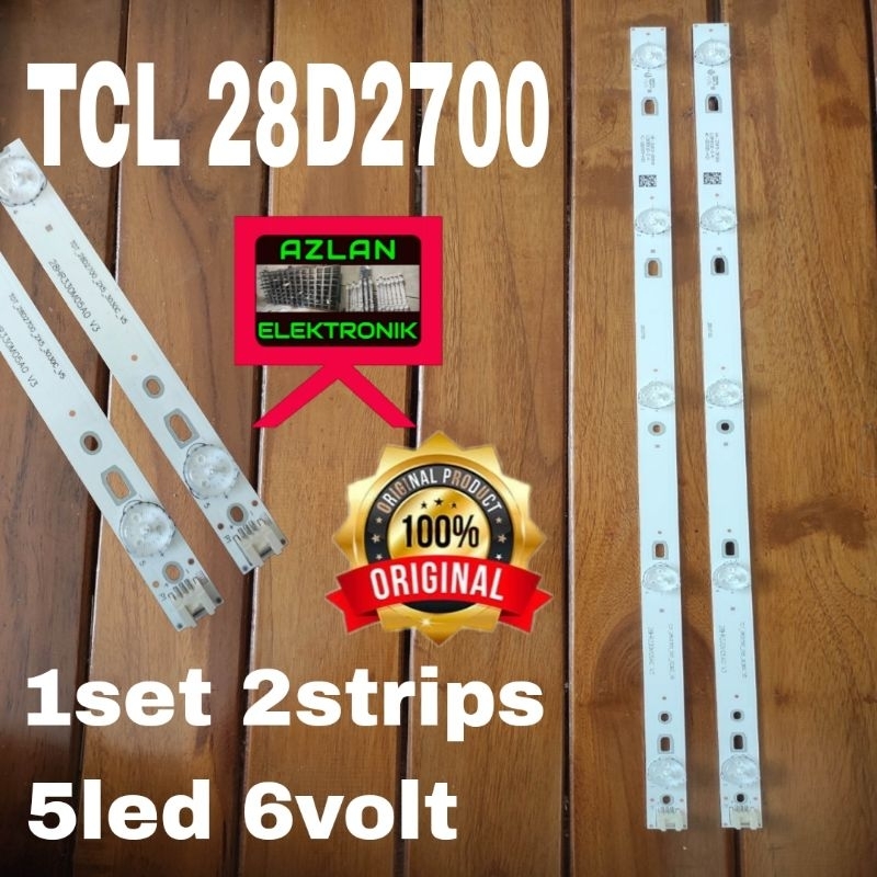 BACKLIGHT LED TV TCL 28D2700 5led, 6volt