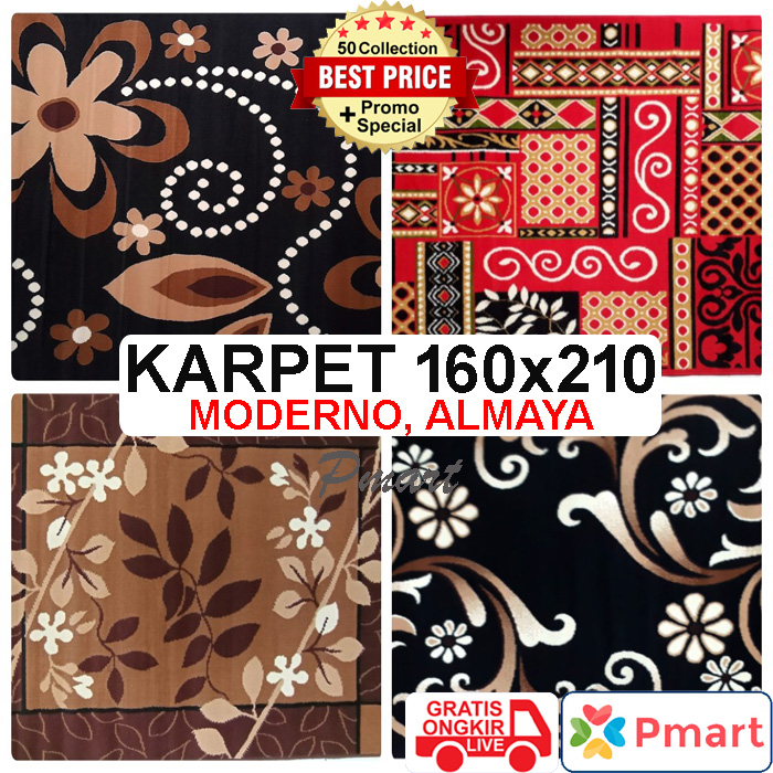 KARPET 160x210 cm / PERMADANI 160x210 cm / ALMAYA 160 / MODERNO 160 /KARPET EXOTIC 160