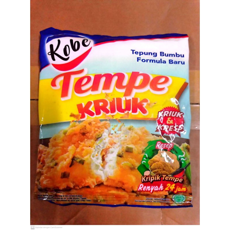 

Kobe Tepung Bumbu Tempe kriuk 200 gr
