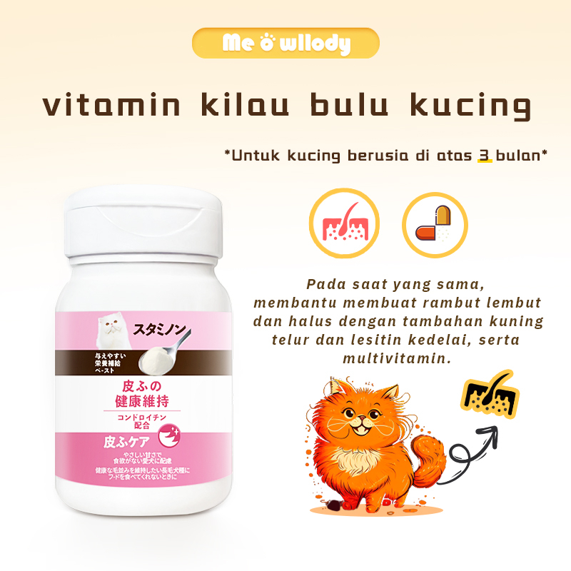 1 kapsul vitamin bulu kucing vitamin kucing gemuk dan bulu