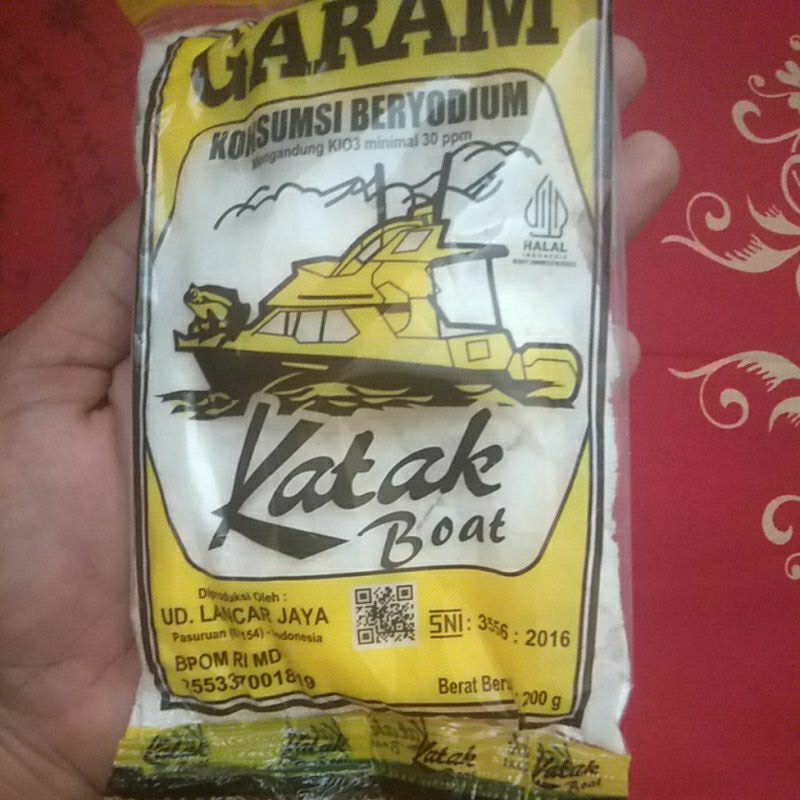 

Garam beryodium cap katak boat 200 gr