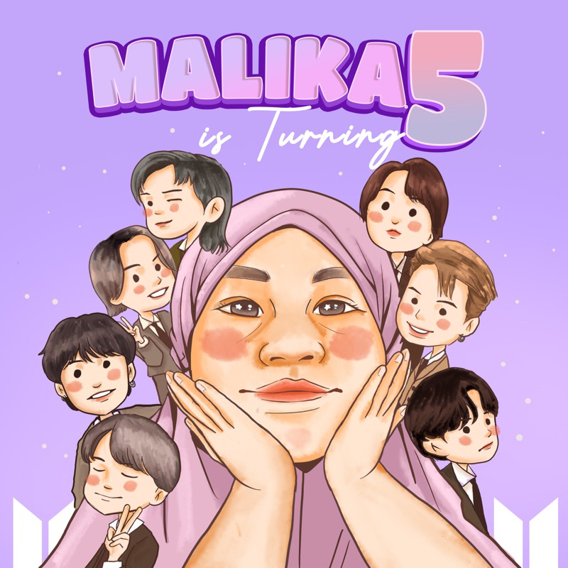 (Softfile) Edisi Ulang Tahun - Ilustrasi Wajah/ Cartoon/ Anime/ Chibi Style