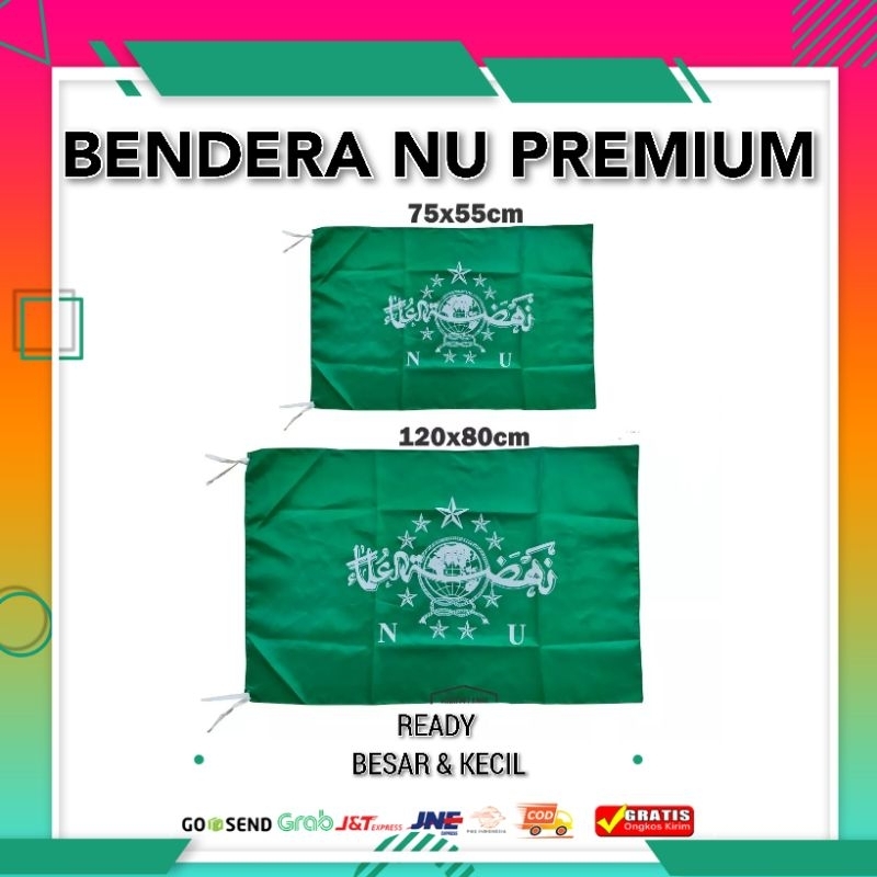 Bendera NU Premium | Bendera Nahdlatul Ulama Kecil Besar
