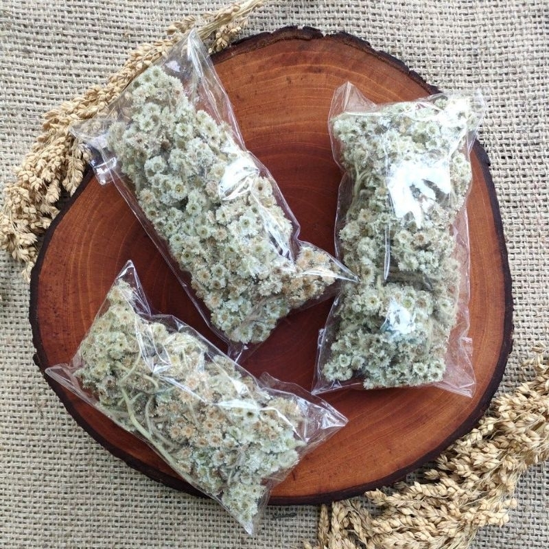 bunga edelweiss 5 g / bunga kering edelweiss/ edelweiss budidaya
