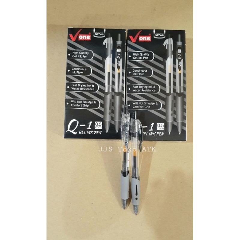 

Bolpoin Gel Pulpen V-One Q-1 Pen 0.5mm (12 pcs)