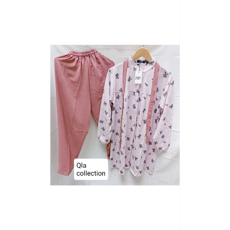 setelan tunik Zara made in Turki