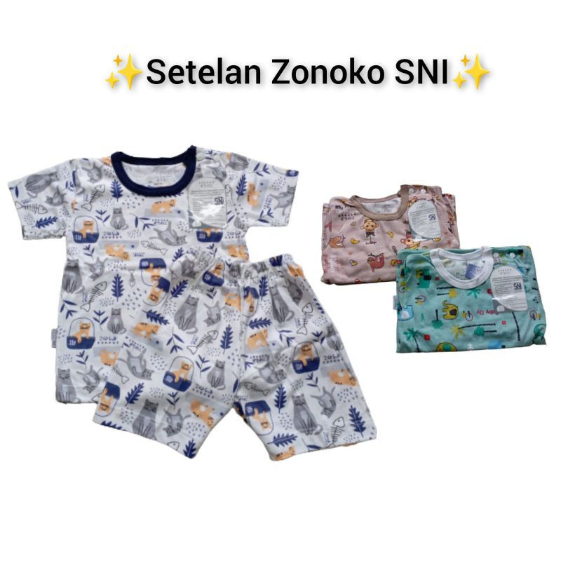 Setelan Anak Newborn Zonoko SNI