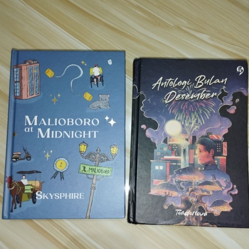Novel Malioboro At Midnight hardcover + Antologi Bulan Desember hc
