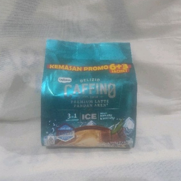 

Delizio CAFFINO ICE Pandan Aren 9 x 27 gr , Kopi coffee premium cafino TOSCA
