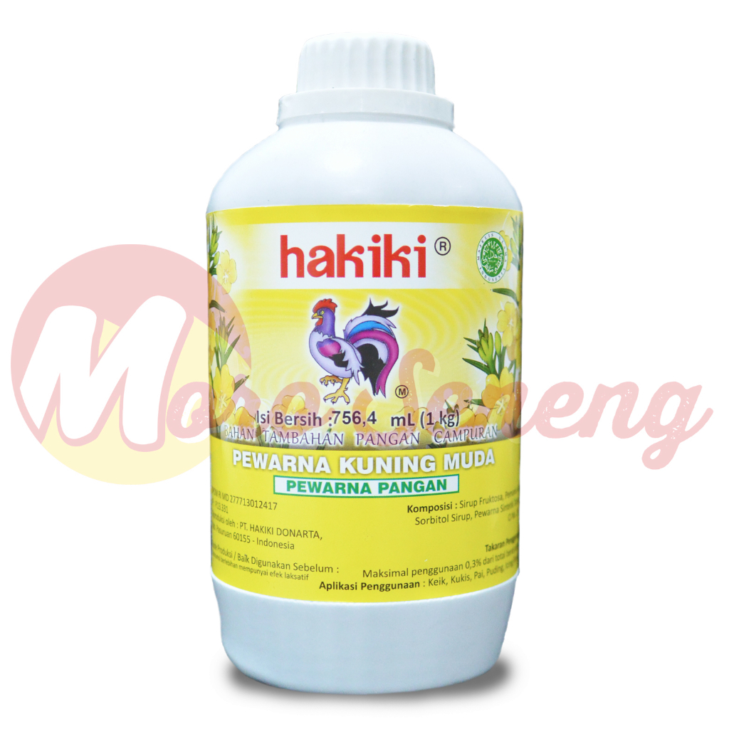 

Pewarna Hakiki Kuning Muda Botol Besar Pewarna Makanan Food Coloring
