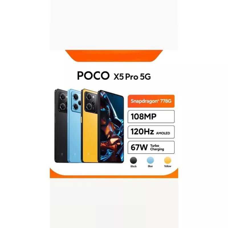 [New] Poco X5 pro - 5G (6+5gb/128,8+5gb/256GB) Original 100% [ Ask for Available ]