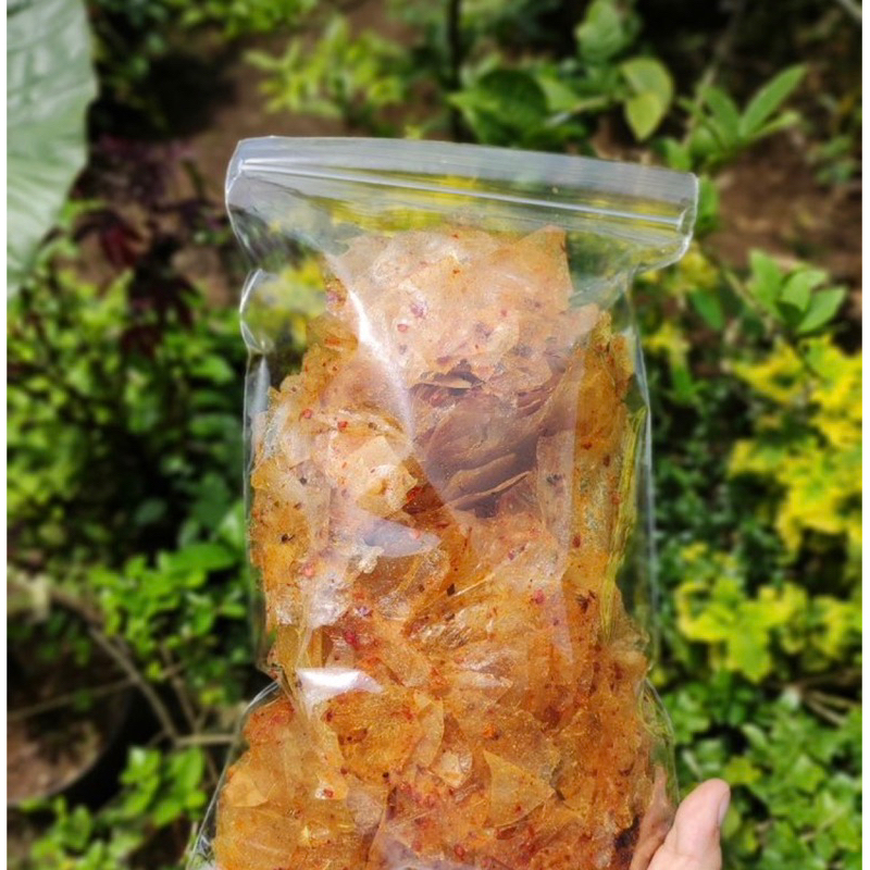 

KERIPIK KACA | KERIPIK BELING | KRIPCA PEDAS 100gr