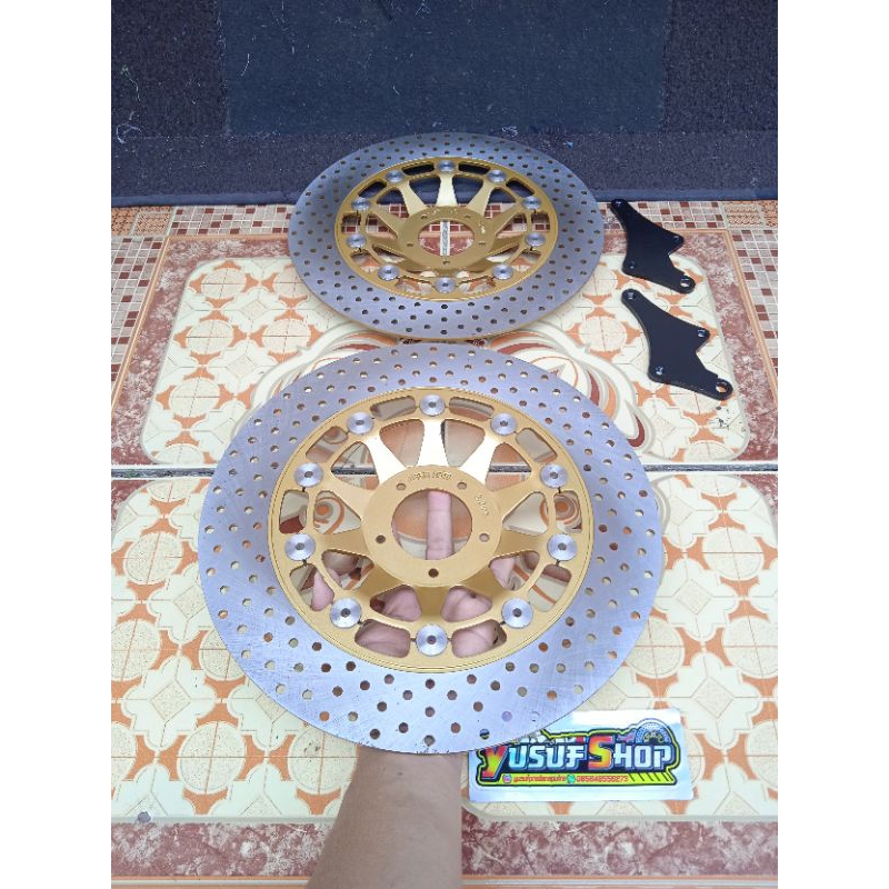 Piringan Disc Cakram Floating Yosekimoto uk 320mm Supra GL Sonic125 Novadash Nsr