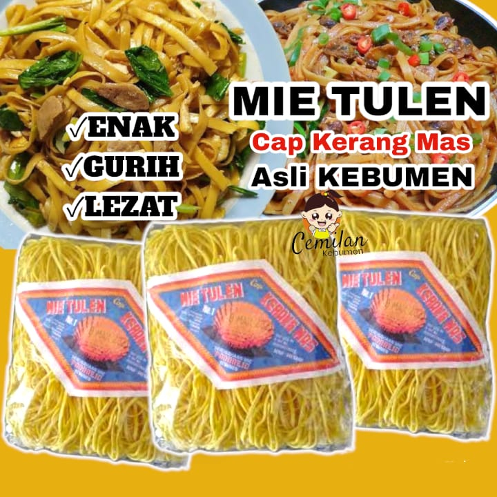 

Mie Tulen Cap KERANG MAS / Mie Kering / Mie Kebumen