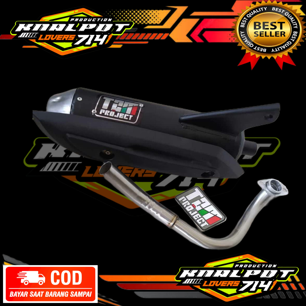 Knalpot Standar Racing Copy TZM CMS ZRC Suara Bass Adem Beat Karbu Deluxe Scoopy Karbu Prestige Mio 