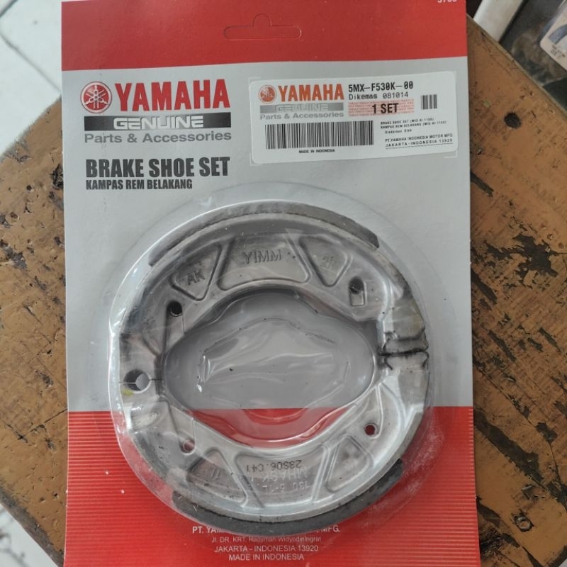 kampas rem belakang mio, mio soul, mio m3, soul gt, mio gt, dll