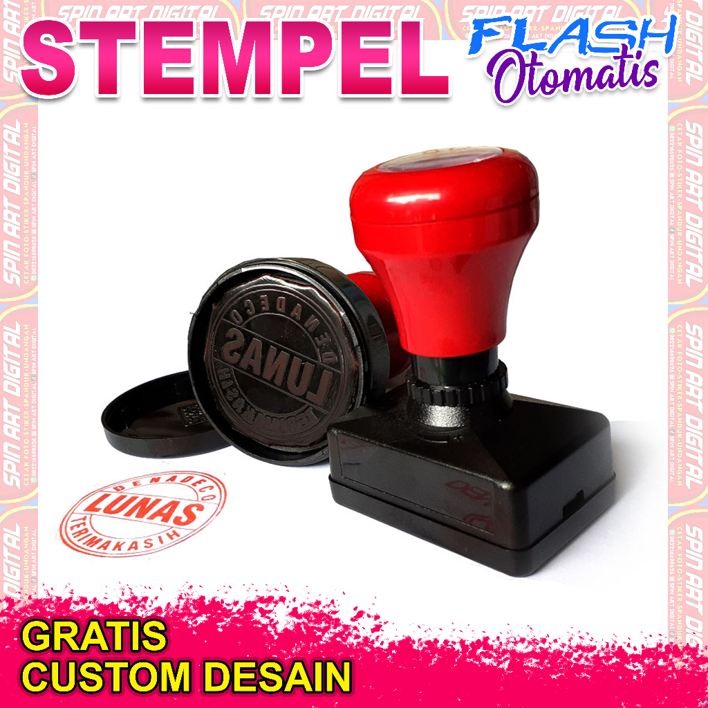 

Cetak Stempel Otomatis Gratis Custom Desain, Stempel Toko, Stempel Olshop