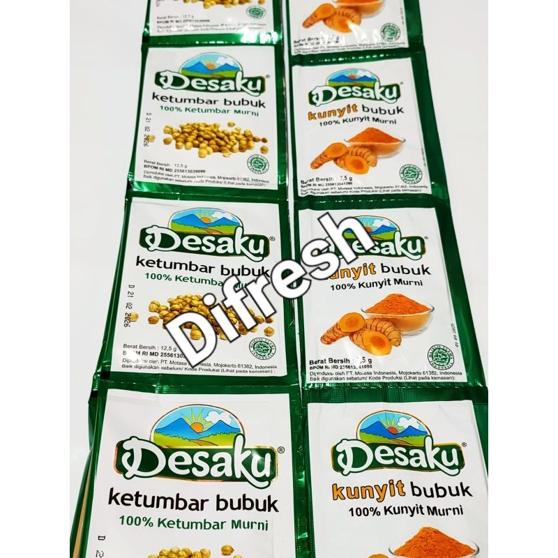 

Desaku Ketumbar bubuk dan Kunyit bubuk