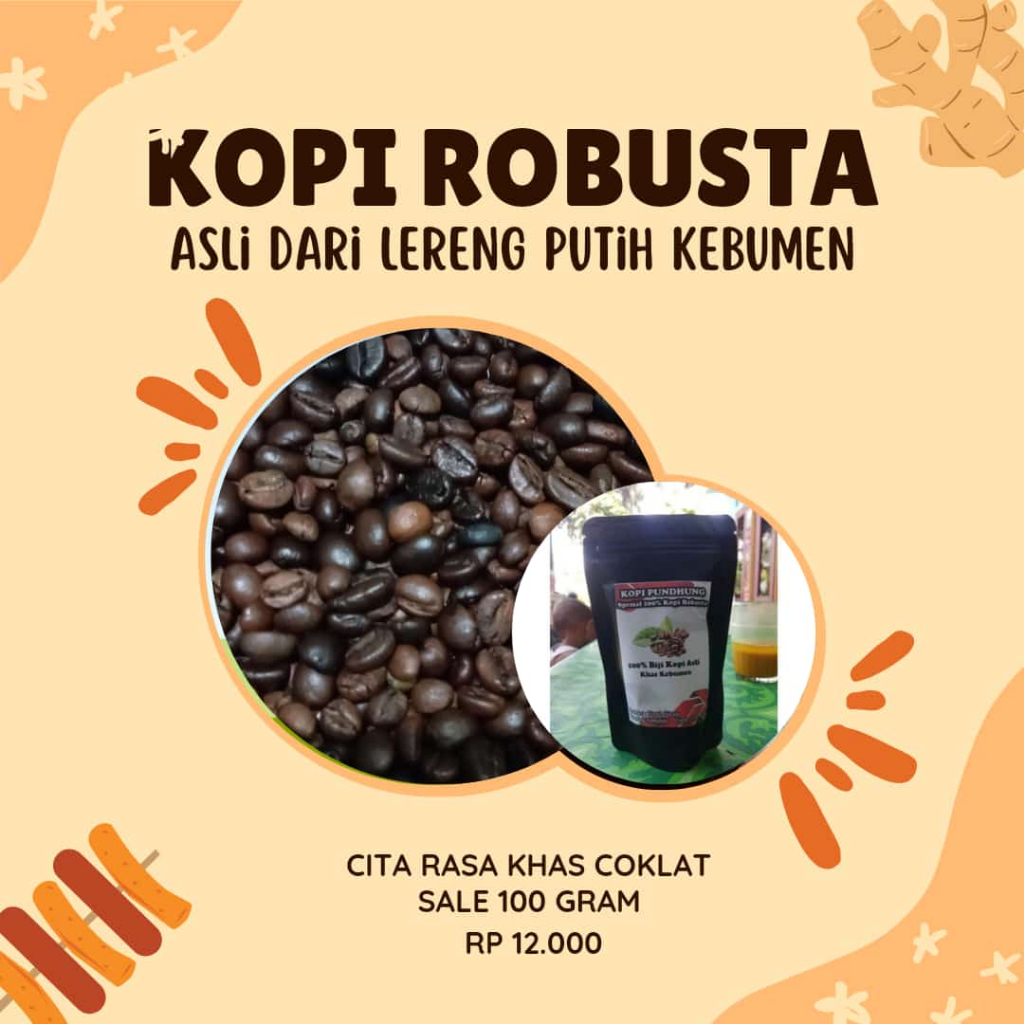 

Kopi Robusta Lereng asli Kebumen