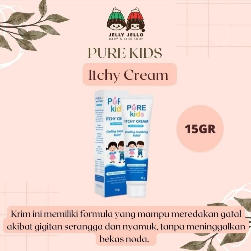 Pure Baby Itchy Cream 15g - Krim Pereda Gatal & Biang Keringat