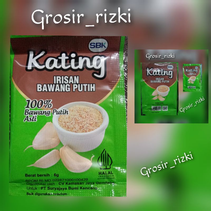 

BAWANG KATING (irisan bawang putih)