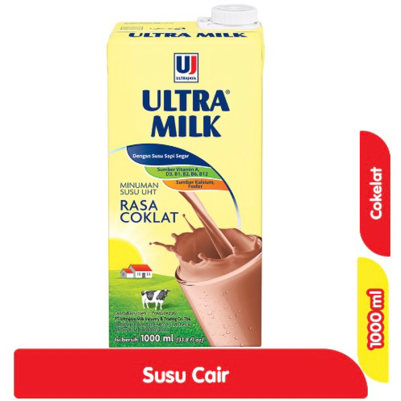 

ULTRA MILK Susu UHT Coklat 1Liter