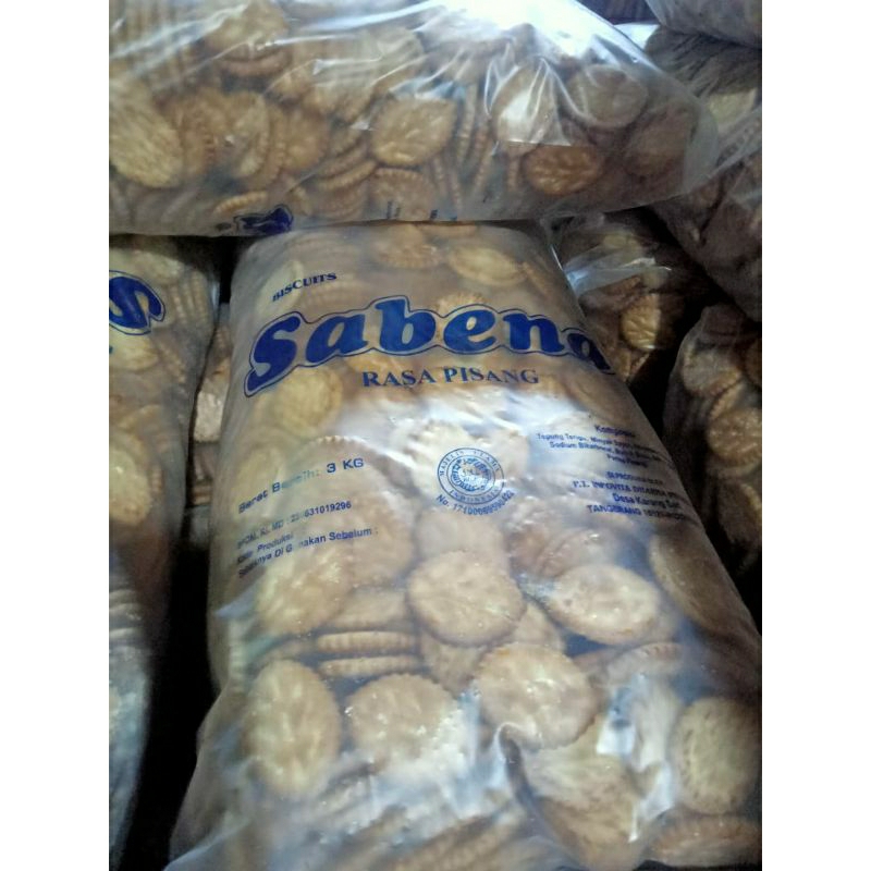 

Biskuit Sabena Rasa Pisang dll Enak Lezat 1 Bal