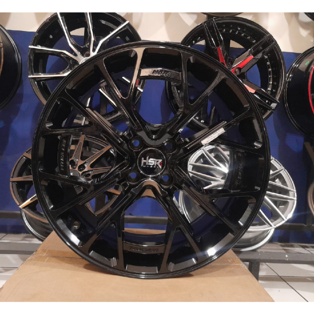 Velg Mobil Racing HSR FE01 Ring 17 Pcd 4x100 Pelek Mobil Honda Freed Mobilio Dll / Free Ongkir