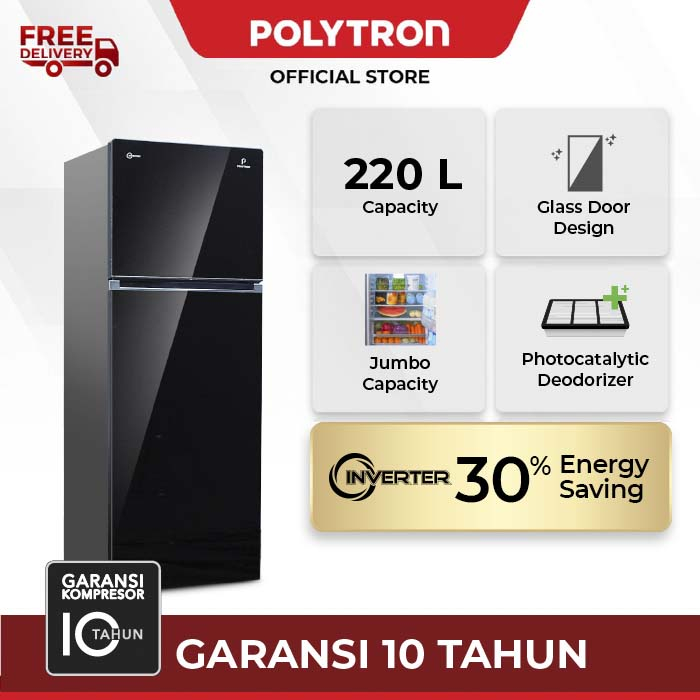 KULKAS POLYTRON 23VX INVERTER