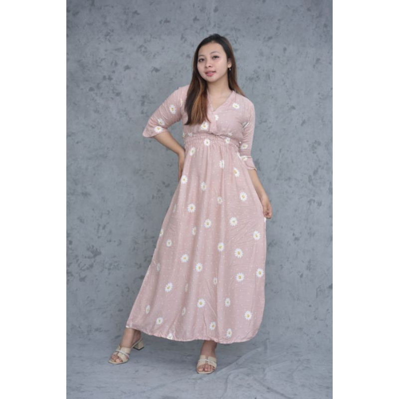 daster bali moza panjang lengan terompet