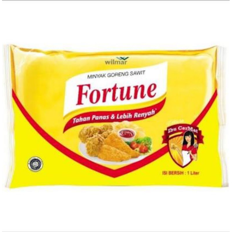 

Minyak Goreng Fortune Bantal 1 Liter
