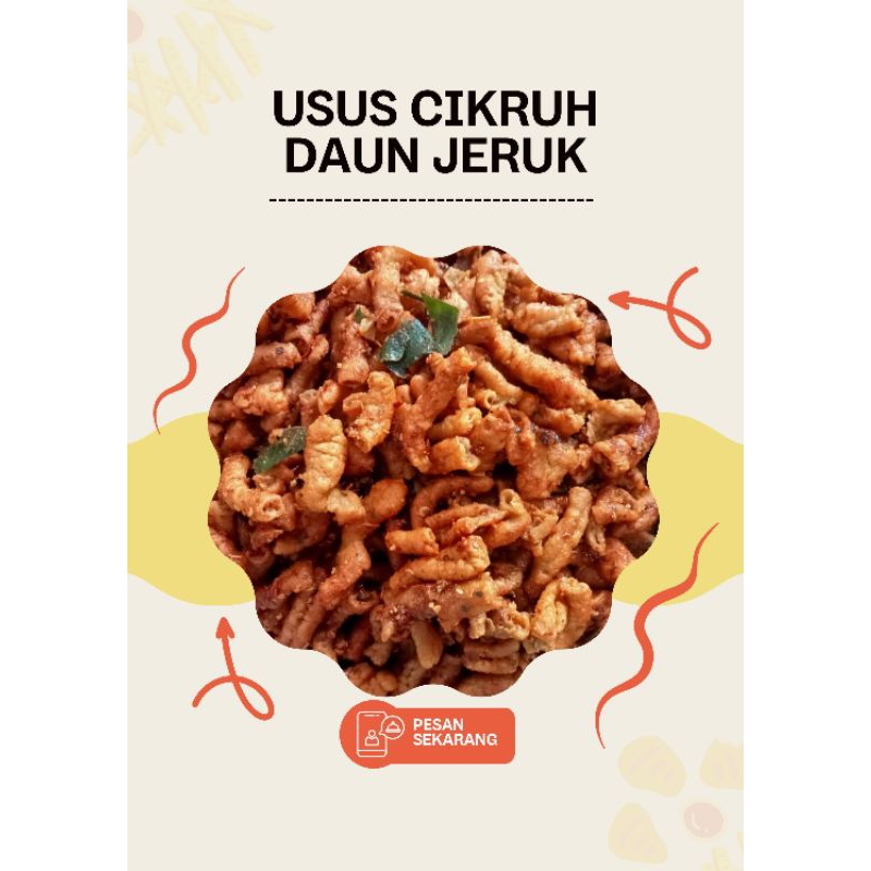 

USUS CIKRUH DAUN JERUK PACK 500Gr