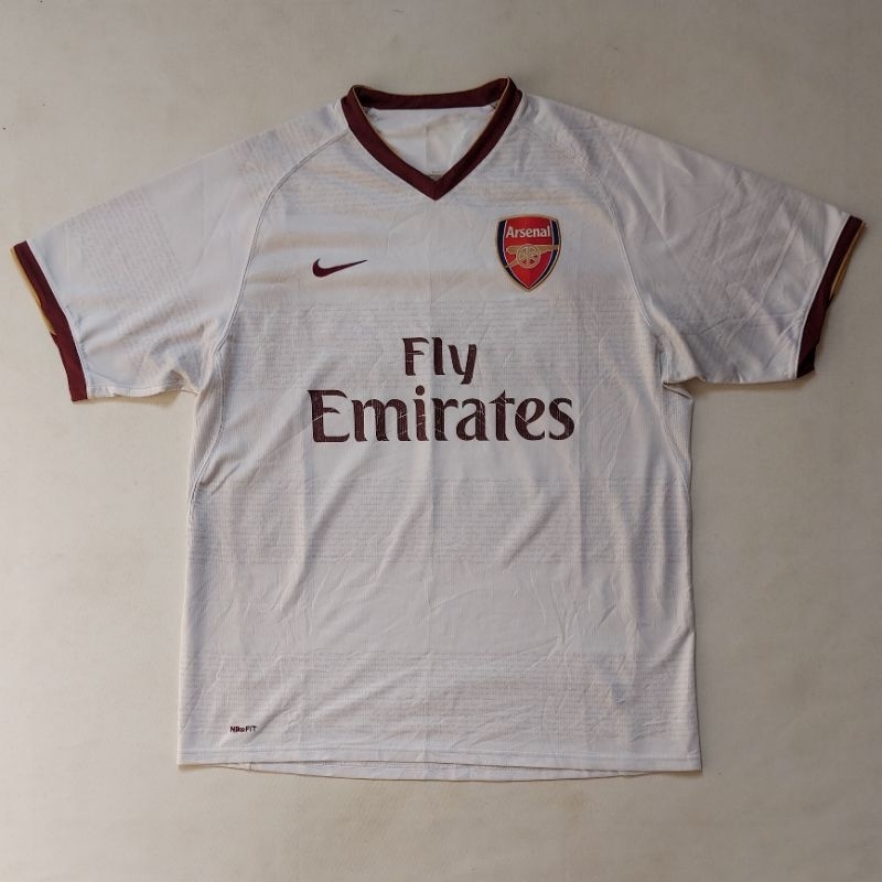 Jersey Arsenal 2007/2008 Away Ori Bekas Second