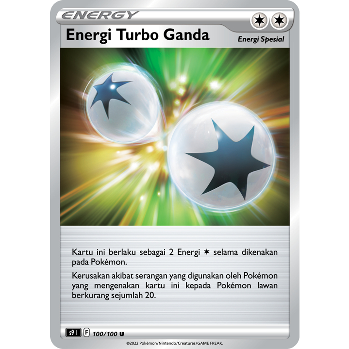 POKEMON TCG INDONESIA ENERGI TURBO GANDA S9 100/100