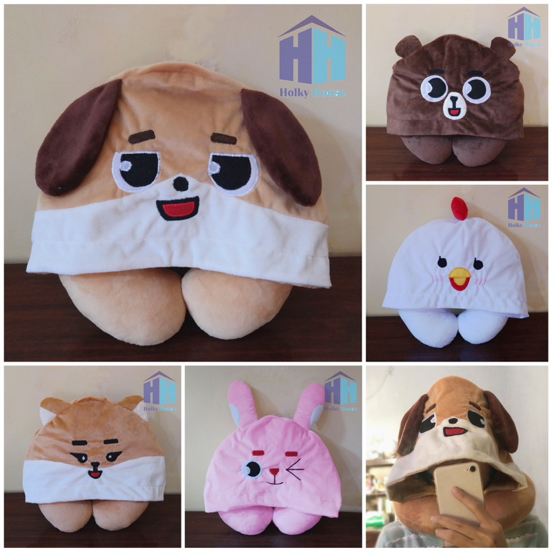 Bantal Leher Hoodie Karakter Denimalz Day6