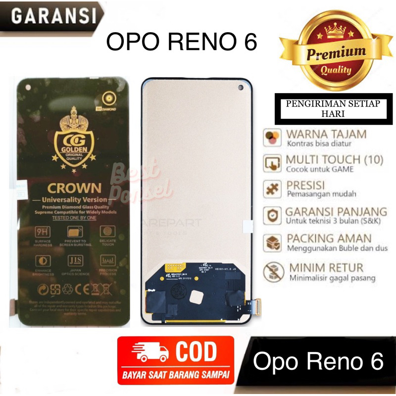 Lcd Touchscreen OPP0 RENO 6 Fullset ORIGINAL