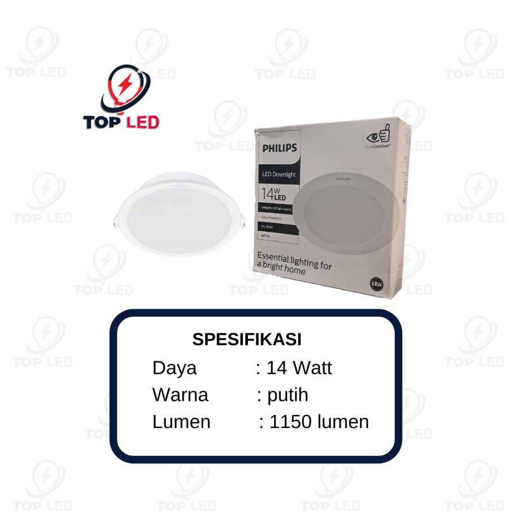 Philips LED Downlight ERIDANI 14W DL190B