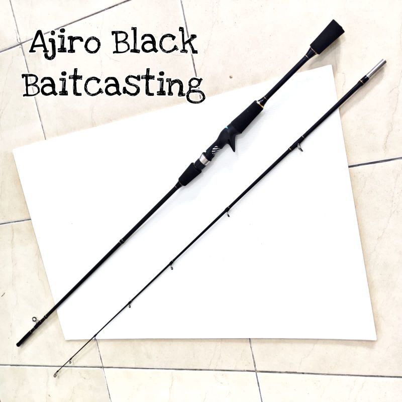 termurah laris joran ajiro sniper bc baitcasting lentur medium fiber solid padat