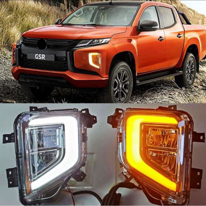 DRL LED FOGLAMP MITSUBISHI ALL NEW TRITON 2023