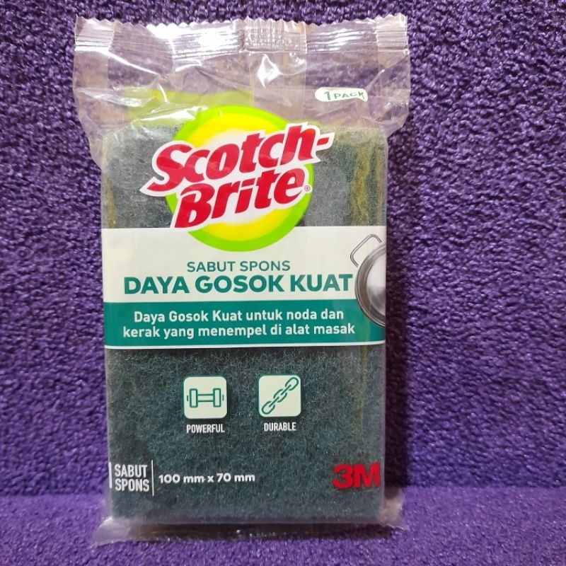 SCOTCH-BRITE SABUT SPONS CUCI PIRING / SABUT SPONS