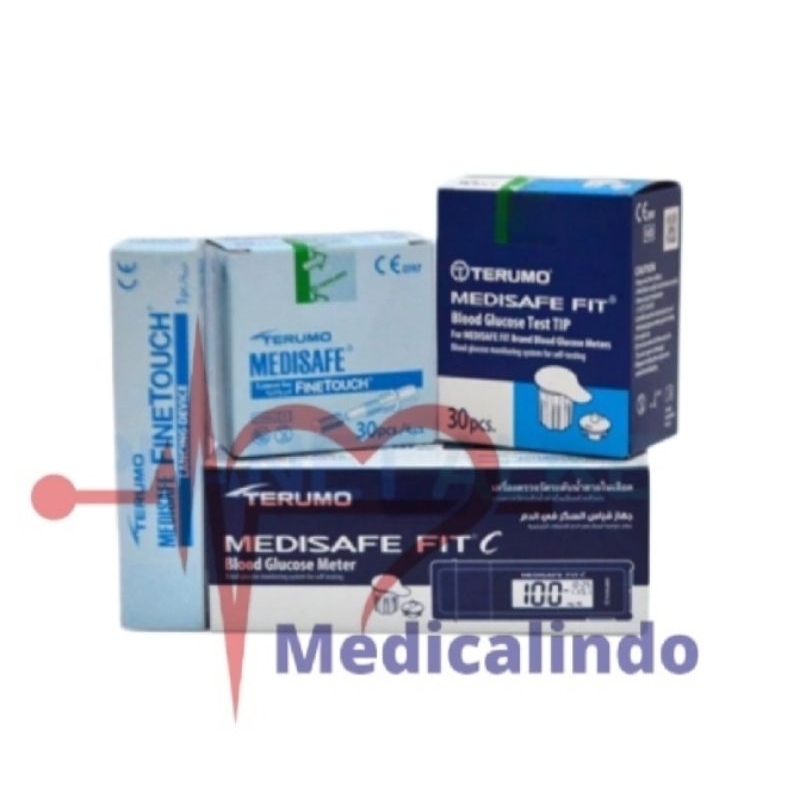 Terumo Medisafe Fit C Alat Cek Gula Darah Lengkap 1 Set