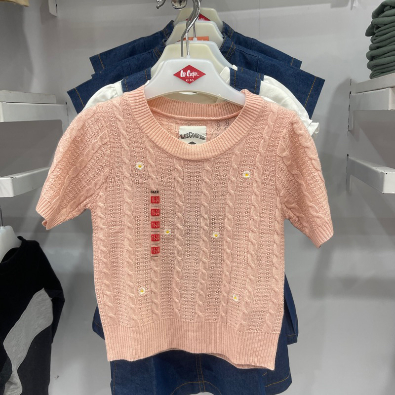 Kaos knitwear anak perempuan LEE COOPER (0-36 bulan)