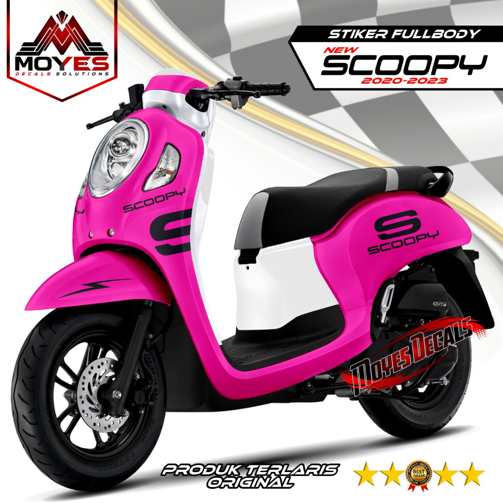 Decal scoopy full body Full Body Sticker Scopy Dekal New Scoopy MOTIF POLOS