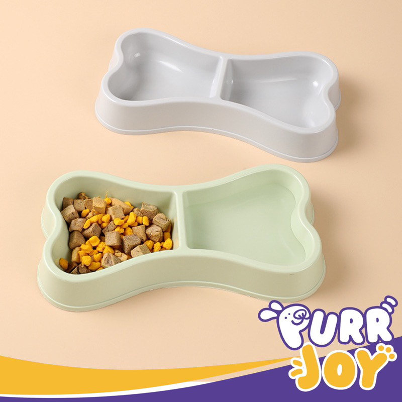 PURRJOY Tempat Makan Minum Hewan Peliharaan Anjing Kucing Pet Feeder Cat Dog Mangkuk Makan Minum Anjing Kucing Murah