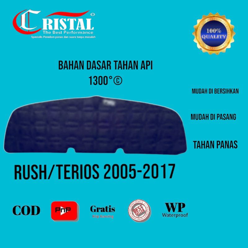 peredam kap mesin mobil rush/terios tahun 2005-2017