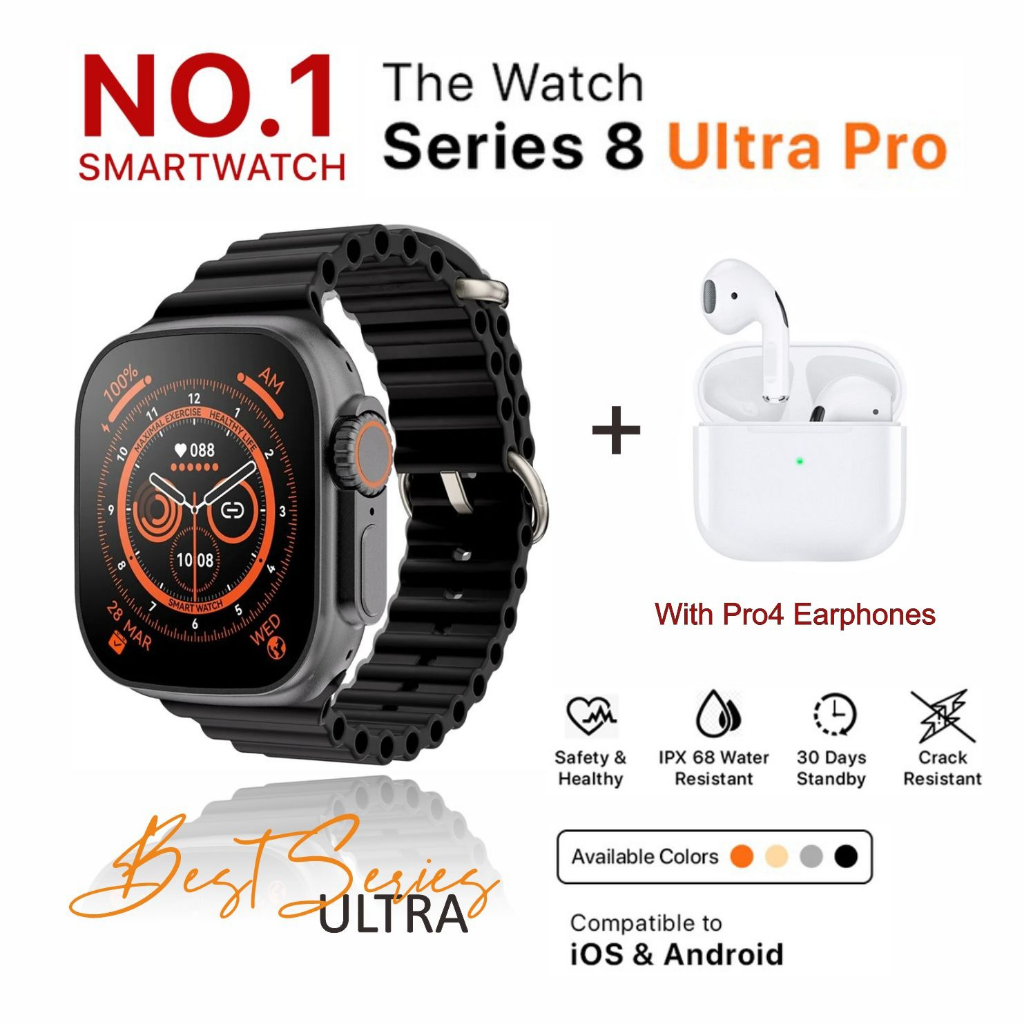 SMARTWATCH ULTRA WATCH 8 GRATIS EARPHONE